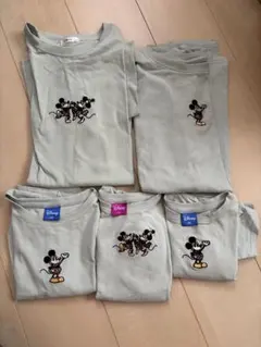 Disney ミッキーマウス Tシャツ 5枚セット 親子コーデ