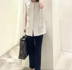 新品24SS 完売品✨ルルウィルビー トリッカーオックス 羽織り 半袖