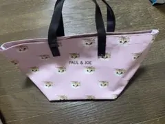 PAUL & JOE 猫柄トートバッグ ピンク