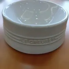 LE CREUSET ホワイト犬用フードボウル直径１５．５センチのサムネイル