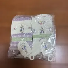 新品未使用　ピーターラビット刺繍　靴下二枚セットのサムネイル