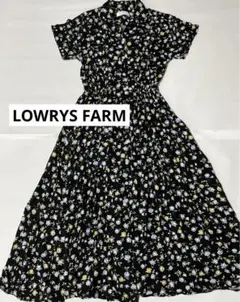LOWRYSFARM 花柄ワンピース