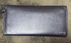 CK CALVIN KLEIN ネイビー 長財布