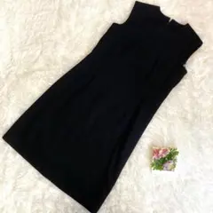 レディース ノースリーブ ワンピース ブラック 黒 フォーマル