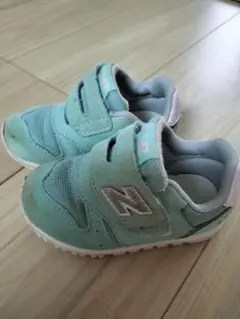 new balance ベルクロ スニーカー ミントグリーン