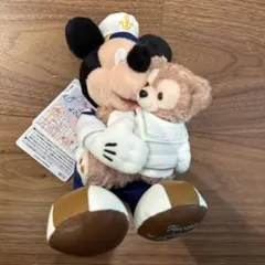 ハートフェルトレターズオブフレンドシップ ぬいぐるみバッジ ダッフィー ミッキー