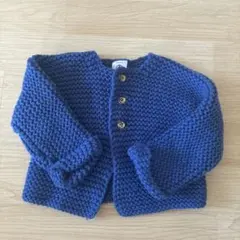 PETIT BATEAU ネイビー カーディガン 6m