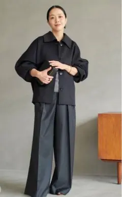 未使用・plage HAMILTON Jacket コート　ブラック