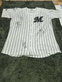 ユニフォーム サイン入り 藤田宗一 細谷圭 2005年 千葉ロッテ