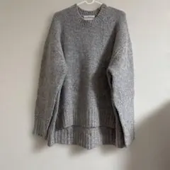 chocol raffine robe ニットセーターブルー系 F本日限定セール