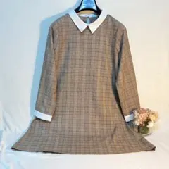 オリーブデオリーブ OLIVE des OLIVE チェック柄ワンピース　Ｍ