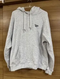Reebok フード付きスウェット グレー