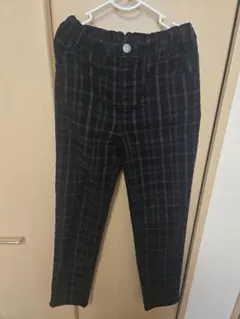 ikka チェック柄パンツ 150サイズ
