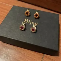 Bijou R.I イヤリング　オレンジ　クレオパトラフィグのサムネイル