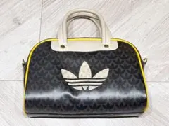 【※お値下げ価格】adidas ミニボウリングバッグ モノグラム ブラウン