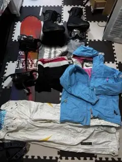 お買い得！まとめ売り！スキーウエア上下5人分+小物全35点セット！ LEISURE SPORT スノーボードウェア スキーウェア レディース 上下