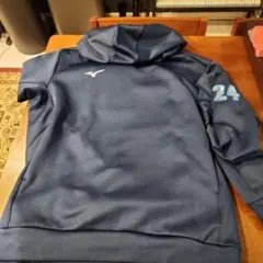 Mizuno フード付きジャケット 24 Oサイズ ネイビー