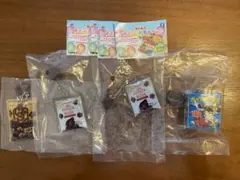 たべっ子どうぶつ　キーホルダー　ガチャガチャ　4点セット