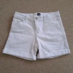 Gap　ホワイト デニム　ショートパンツ