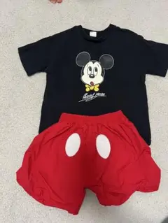 ミッキーマウス Tシャツとパンツセット 100cm