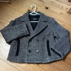 COMME CA ISM ダブルブレストコート 120A