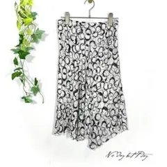 COUP DE CHANCE フレアスカート(M)幾何学 サークル総柄