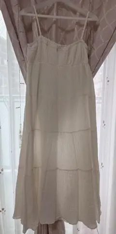 ZARA キャミワンピース ホワイト