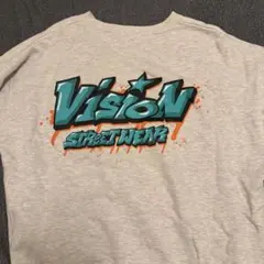 VISION STREET WEAR グレー トレーナー