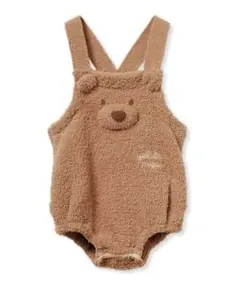 新品♡gelato pique ボアロンパース クマ