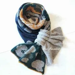 パラスパレス　nume　 スヌード　マフラー　ヌメ ウール混 パラスパレス nume スヌード マフラー ヌメ ウール混 パラスパレス