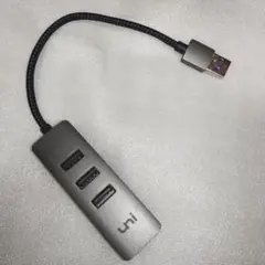 uni USB3.0×3、ギガビットLANハブ