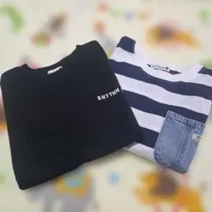 ブランシェス 男の子用 長袖カットソー２枚セット 120cm