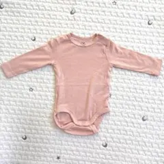 H&M ベビー 長袖 ロンパース ピンク 62cm
