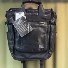 アルファインダストリーズ3wayトートバッグ　ブラック(価格相談可)