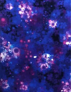 #XmasセールNo.222 宵桜 オックス 約50×50