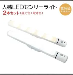 人感センサーライト 2本セット