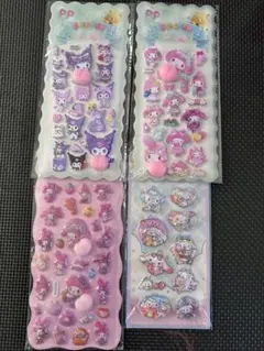 おしりシール　ウォーターシール ４シートセット