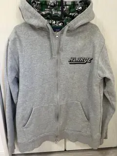 XLARGE グレー フルジップパーカー