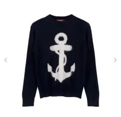 ★激安　MaxMara stadio ネイビー アンカー　ニットセーター 長袖★