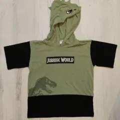 Jurassic World フード付きTシャツ 恐竜 USJ 子供用 150のサムネイル