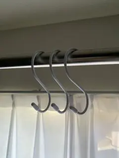 S字フック グレー ホワイト 3個セット