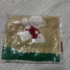 familiar タオルハンカチ クマ刺繍