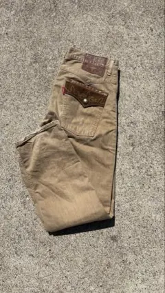 ベージュ デニムパンツ EDWIN