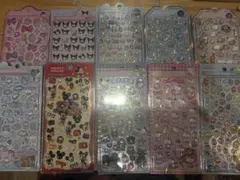 ボンボンドロップシール10枚セット（サンリオ、ディズニー、オリジナルなど）