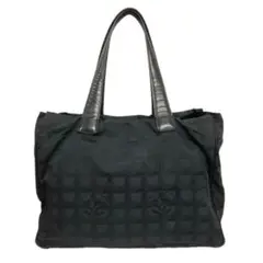 【美品】CHANELニュートラベルライントートＭＭ A15991