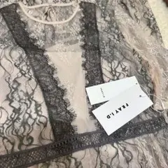 フレイアイディー　コンビネーションレースナロードレス　黒　アイボリー