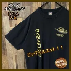 オーバーサイズ プリント XL ブラック メンズ USA古着 半袖 Tシャツ