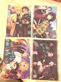 鬼滅の刃 下敷き　くら寿司　炭治郎　煉獄　善逸　禰豆子