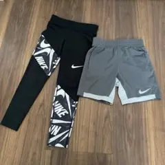 NIKE スパッツとハーフパンツ　XS