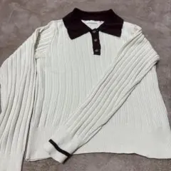 ehka sopo ポロ　ニット　襟付き